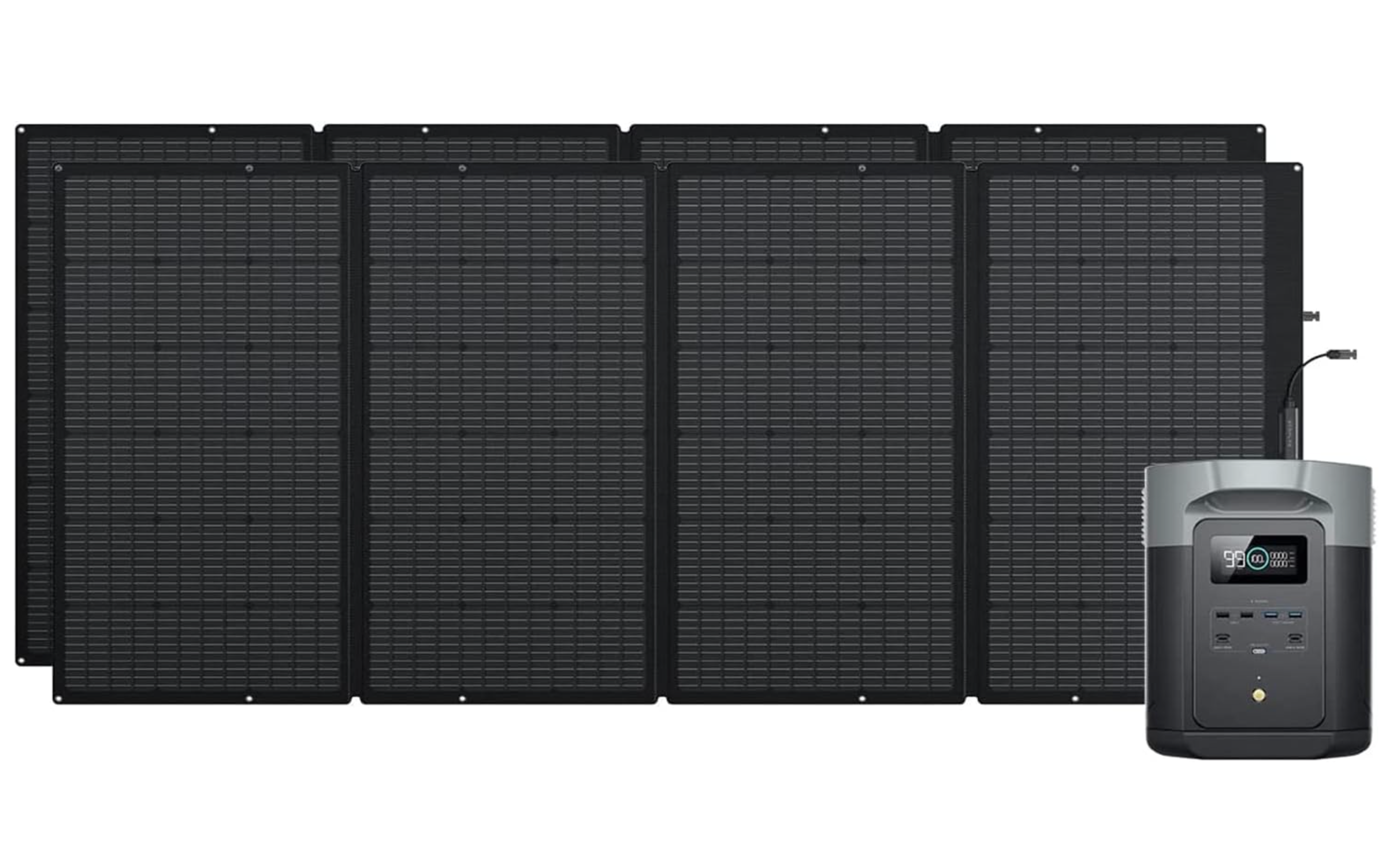 EcoFlow DELTA 2 Max + 2x 400W Tragbares Solarpanel Mesch Shop EcoFlow DELTA 2 Max + 2x 400W Tragbares Solarpanel Mesch Shop